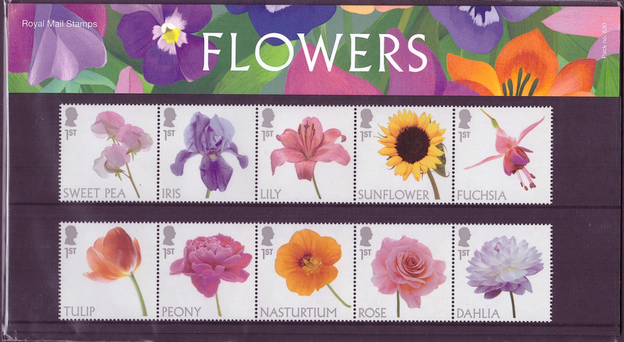 (image for) 2023 Flowers Royal Mail Presentation Pack 630